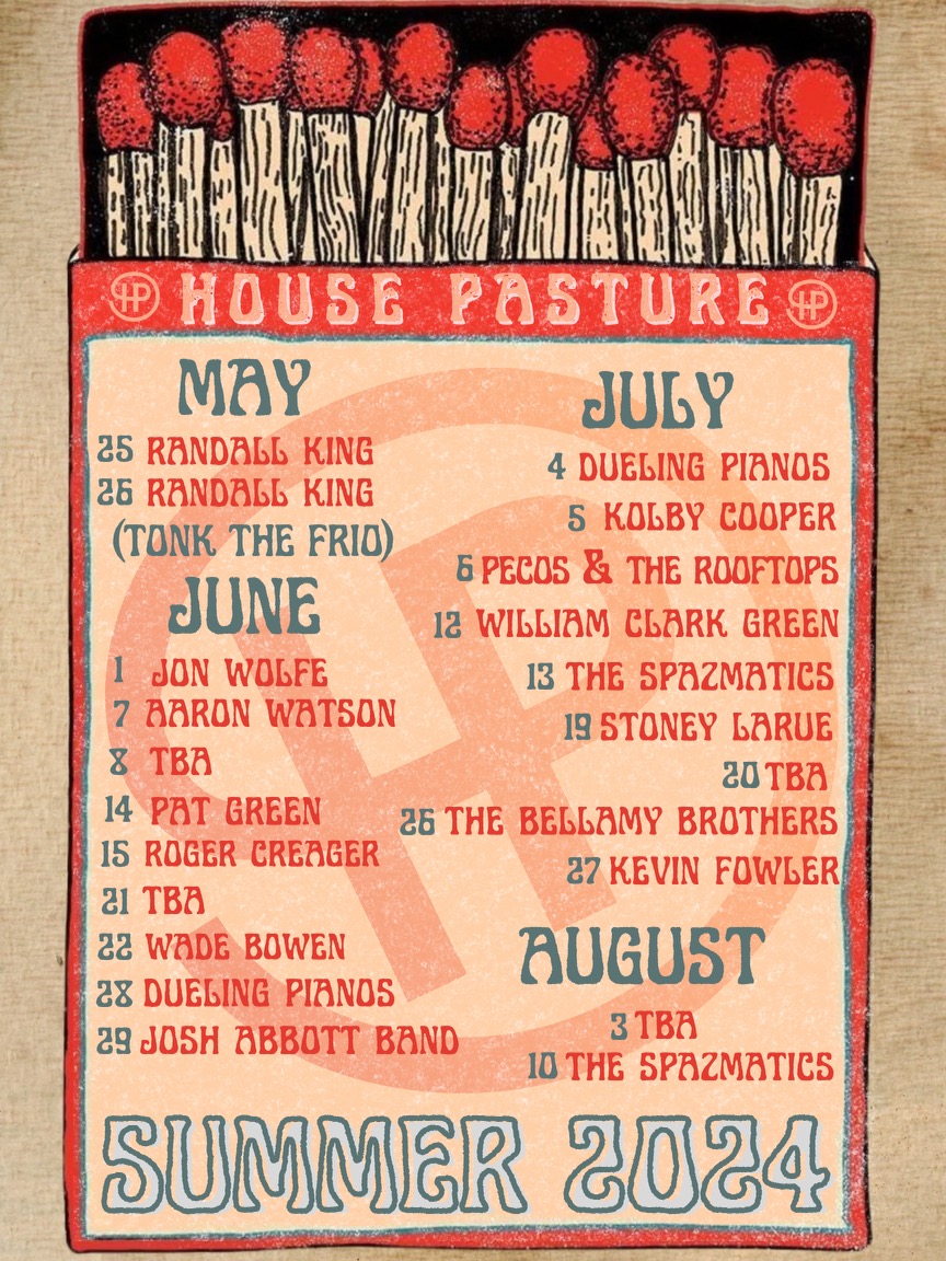 2024 live music at house pasture