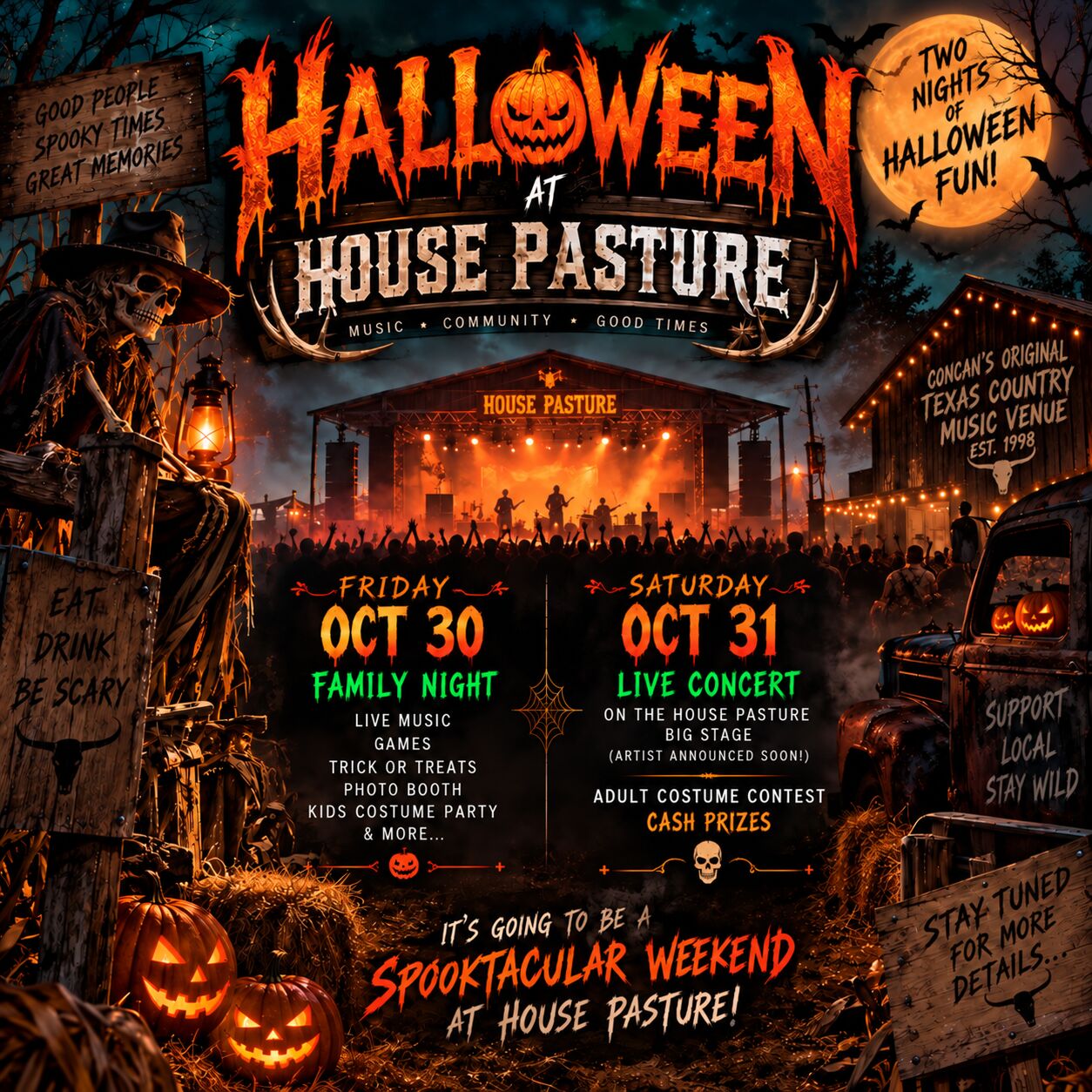 House Pasture Events